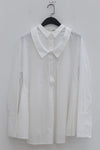 Marc le bihan double -neck shirt 2630 white